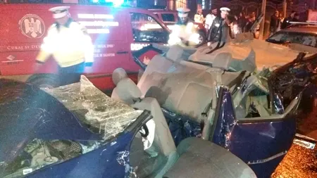 Grav accident în Capitală: Patru oameni sunt răniți, după ce trei mașini s-au lovit la intrarea în București. VIDEO