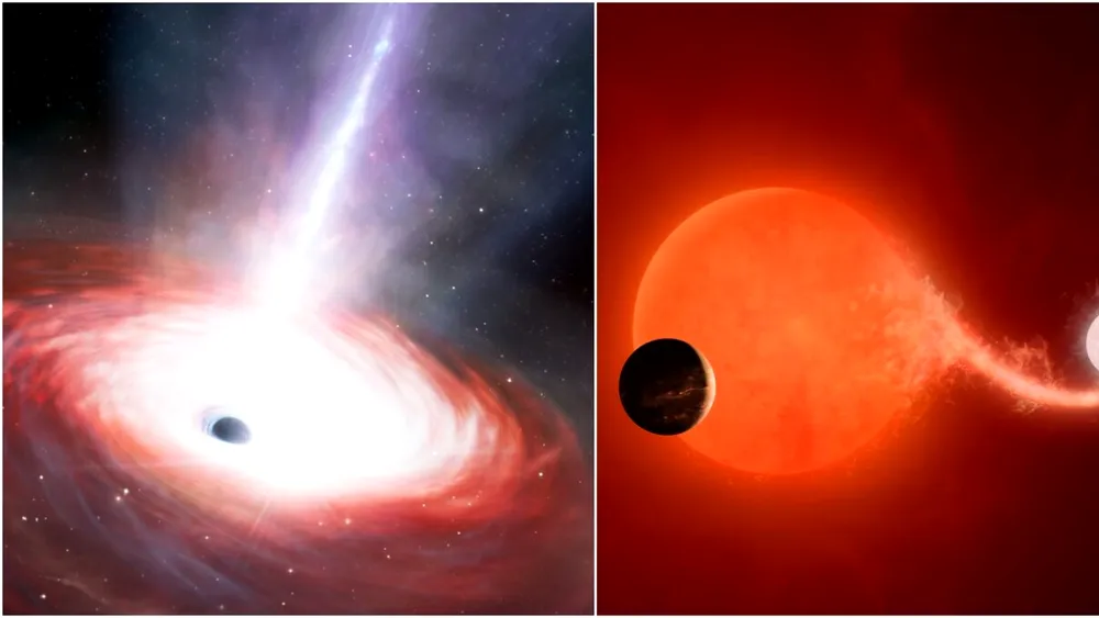 Imagini, captate în premieră de NASA, cu o stea care se transformă în gaură neagră. Fenomenul i-a uimit pe astronomi