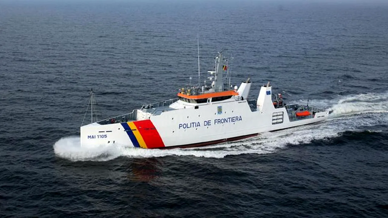 O ambarcațiune cu 29 de migranți din Orientul Mijlociu, interceptată de Garda de Coastă în Constanța