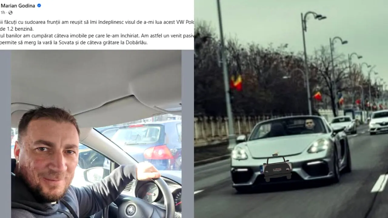 Marian Godină, postare cu tâlc, după ce David Popovici a fost criticat pentru achiziția unui Porsche: „VW Polo cu motor de 1.2 benzină...”