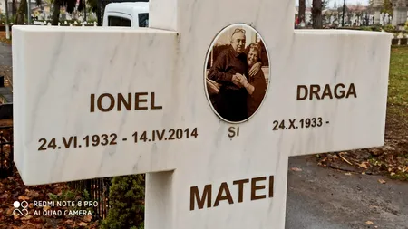 Aici va fi înmormântată Draga Olteanu Matei! Avea numele trecut pe cruce încă din timpul vieții. Bucureșteancă la origini, artista se va odihni lângă soț, la Piatra Neamț!