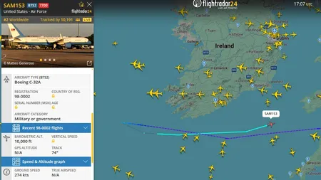 Avionul care îl transporta pe Pete HEGSETH de la Bruxelles spre SUA, deviat spre Marea Britanie din cauza unei urgențe