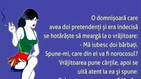 Bancul de sâmbătă | Domnișoara, vrăjitoarea și cei 2 pretendenți