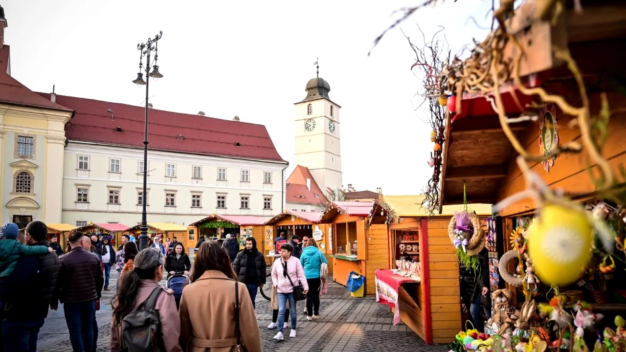 Vineri se deschide Târgul de PAȘTE de la Sibiu. Căsuțele vor fi amplasate sub forma unui ou gigant
