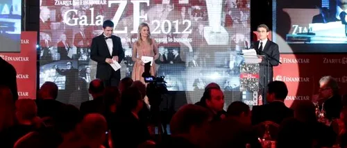 Cele mai valoroase companii din România, premiate la Gala Ziarul Financiar 2012
