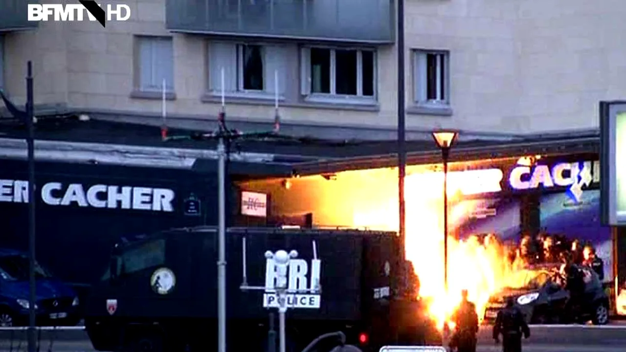 GALERIE FOTO. Imaginile care vor rămâne în istorie după atacurile din Franța. Teroriștii au fost omorâți după asaltul trupelor franceze
