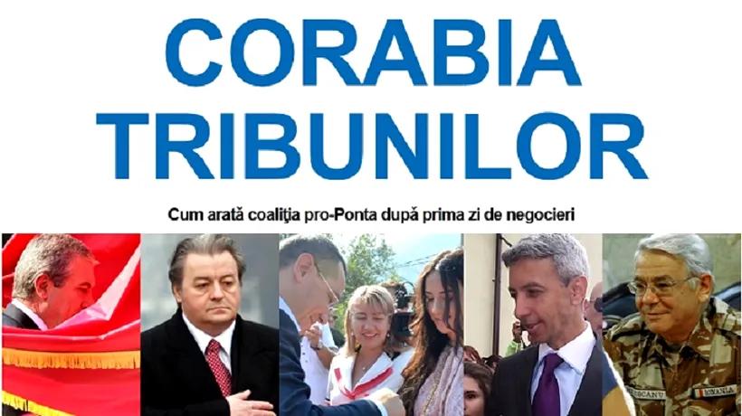CORABIA TRIBUNILOR, ultimul venit: cine negociază azi cu PSD pentru susținerea lui Ponta în turul doi