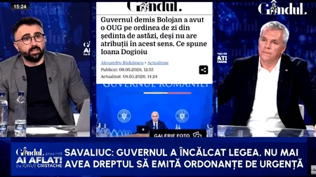 Ce ar putea păți Bolojan pentru ultima OUG. Răzvan Savaliuc: Este abuz în serviciu cu consecințe deosebit de grave/Bolojan ar putea fi ridicat de pe stradă