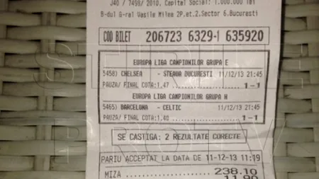 Un tânăr din România a câștigat 16.000 de lei la pariuri