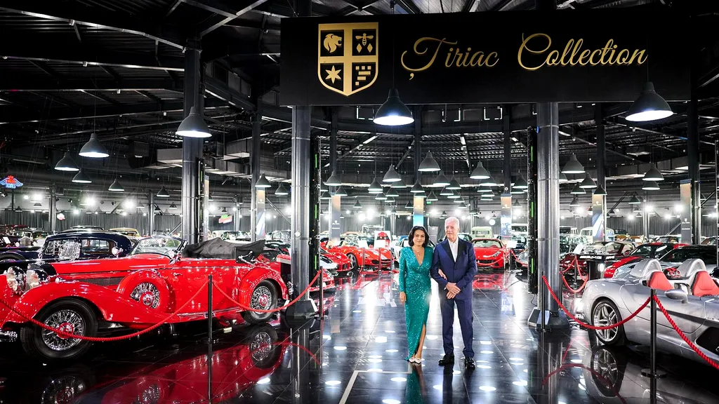 FOTO | Piero Ferrari, acționar și vicepreședinte al renumitei companii auto Ferrari, a vizitat sâmbătă galeria Țiriac Collection