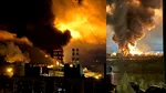 Atac masiv cu drone asupra Sankt Petersburgului. Terminalul petrolier cuprins de flăcări