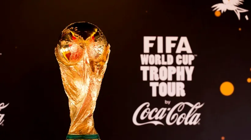 Emblema Cupei Mondiale din 2018, dezvăluită la Moscova. Cum arată logoul CM care se va disputa în Rusia