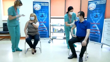 Președintele Camerei Deputaților, Ludovic Orban, s-a vaccinat, marți, anti-COVID-19 (VIDEO)