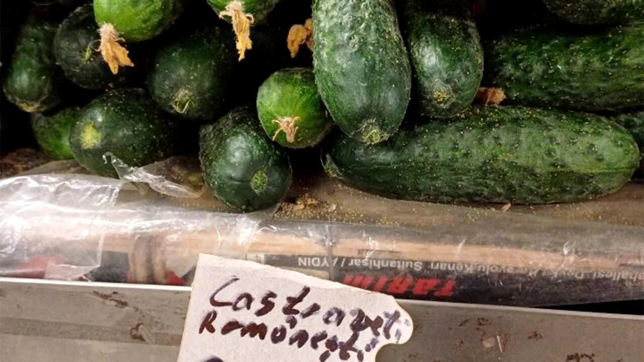 De necrezut! Cât costă 1 kilogram de castraveți românești, într-o piață din Cluj-Napoca