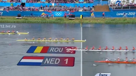 LONDRA 2012 CANOTAJ. Echipajul feminin de 8 plus 1 al României s-a calificat în finală