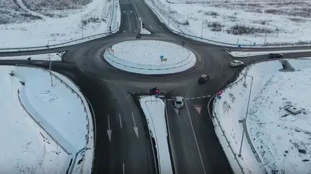Imagini spectaculoase cu cea mai nouă șosea a României. VIDEO