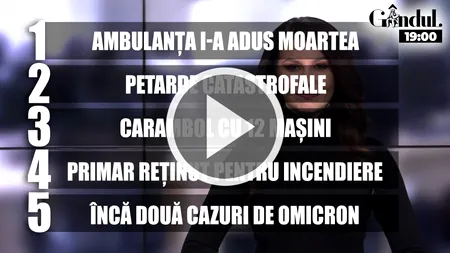 GÂNDUL NEWS. Încă două cazuri de Omicron în România (VIDEO)