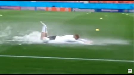 Ploaia torențială a făcut ravagii pe Arena Națională. Austria și-a anulat antrenamentul