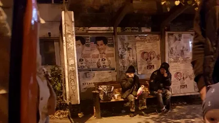Pe gerul de noaptea trecută, Asistenţa Socială a mers pe străzile din Bucureşti ca să strângă oamenii fără adăpost