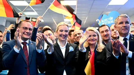 Alice Weidel, lidera partidului naționalist AfD, salută scorul istoric obținut la alegeri și dorește colaboare cu CDU/CSU:  Mâna noastră este întinsă