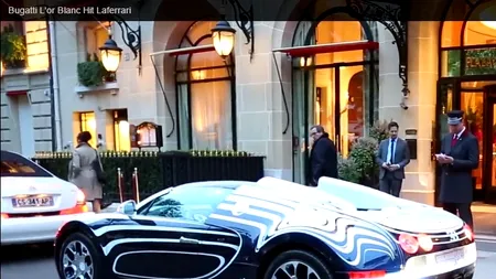 Cum arată o tamponare de câteva milioane de dolari, petrecută în fața unui hotel de lux din Paris
