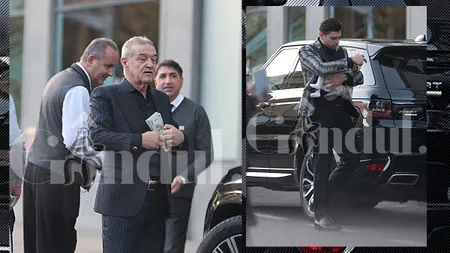 GALERIE FOTO | Gigi Becali și-a botezat cea de-a doua nepoată. Patronul FCSB a fost extrem de generos cu parcagiii și cerșetorii