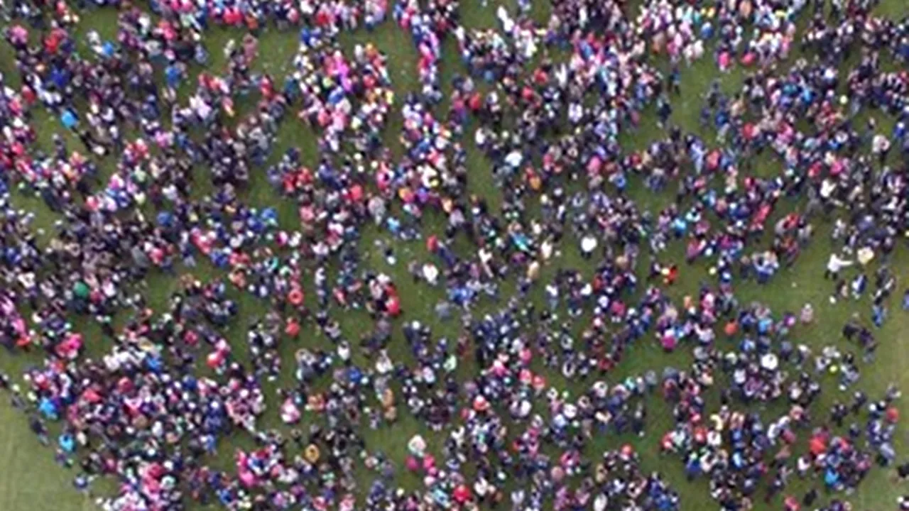 Inimă de Cartea Recordurilor la Arad, de Ziua Mondială a Bolilor Rare. Galerie FOTO