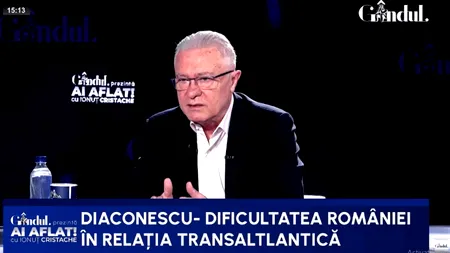 Cum explică fostul consilier prezidențial Cristian Diaconescu contractul pe care România l-a semnat cu o firmă de lobby pentru relația cu Casa Albă