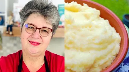 Gina Bradea dezvăluie secretul celui mai cremos piure. Ingredientul care schimbă complet gustul