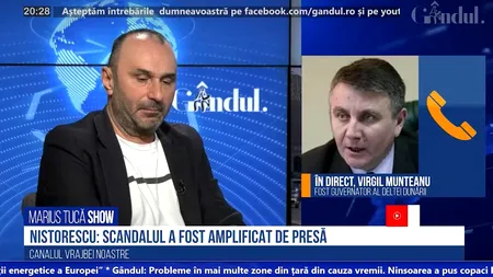 VIDEO | Virgil Munteanu, fost guvernator al Deltei Dunării: „În studiul impactului, Canalul este o cale navigabilă a Ucrainei”