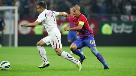 STEAUA - RAPID 1-0. Bourceanu înscrie golul victoriei în ultimul minut