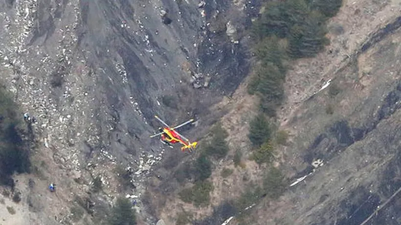 Au fost reluate operațiunile de căutare la locul prăbușirii avionului Germanwings