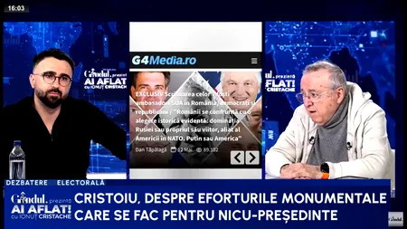 Ion Cristoiu: „O rețea de oameni care nu fac nimic, dar au BANI”