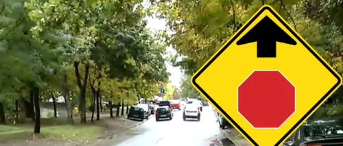 Ce înseamnă, de fapt, semnul de circulație cu un octogon roșu și o săgeată neagră. Unii șoferi experimentați din România nu știu!