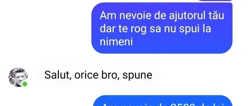 Bancul de sâmbătă | „Am nevoie de 2.500 de lei pentru două luni”