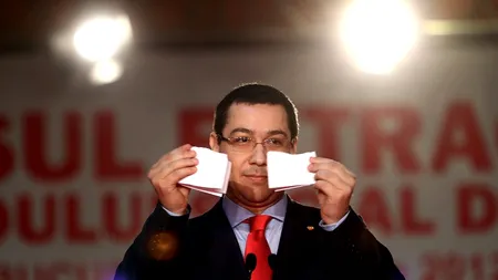Ponta le-a citit miniștrilor propunerea lui Băsescu de înființare a unui 