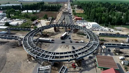 Rampa de la Pasajul Berceni, abia construită, se demolează. CNAIR a sesizat un pericol major