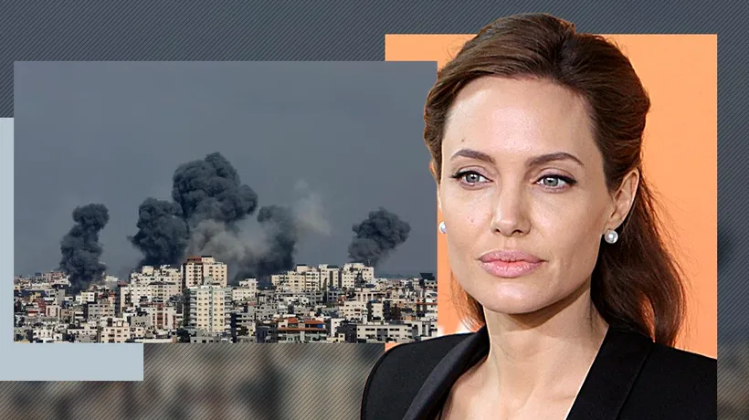 Angelina Jolie cere oprirea războiului: Atacurile teroriste Hamas din Israel nu pot justifica viețile NEVINOVATE pierdute în bombardamentele din Gaza