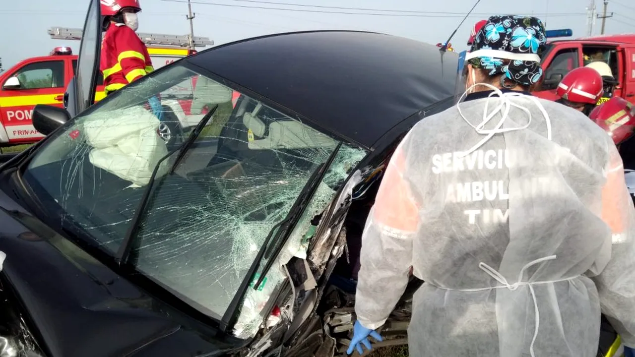 FOTO. Număr alarmant de accidente rutiere produse în dimineața din prima zi de relaxare