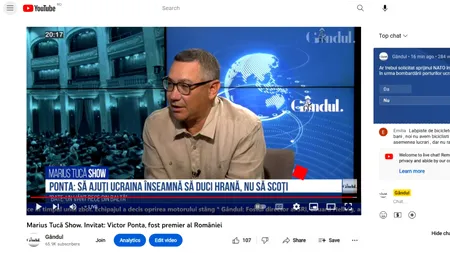 POLL Marius Tucă Show: „Ar trebui solicitat sprijinul NATO în protejarea granițelor în urma bombardării porturilor ucrainene?”