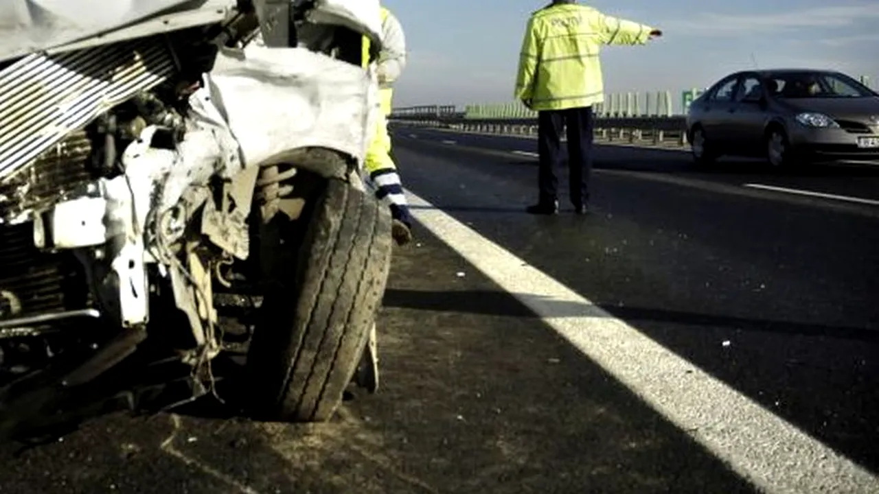 Circulația pe A2, întreruptă de dimineață în urma unui ACCIDENT, a fost RELUATĂ
