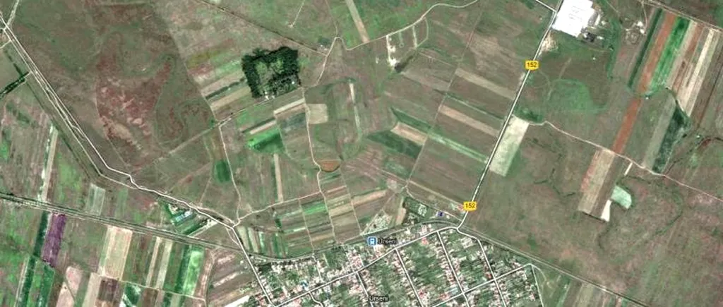 Imaginea surprinsă de sateliții Google Maps în România, care a stârnit discuții aprinse între internauți