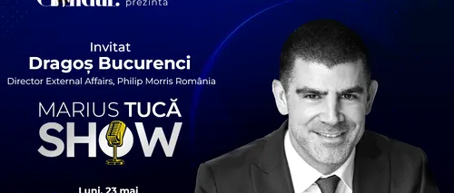 Marius Tucă Show începe luni, 23 mai, de la ora 19.30, live pe gandul.ro