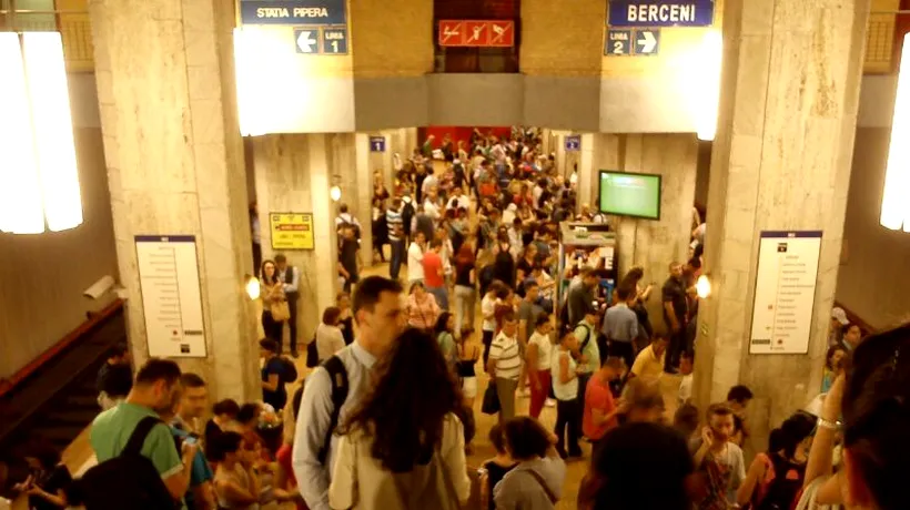 O nouă defecțiune tehnică la metrou, la Piața Romană. Trenurile circulă cu întârziere
