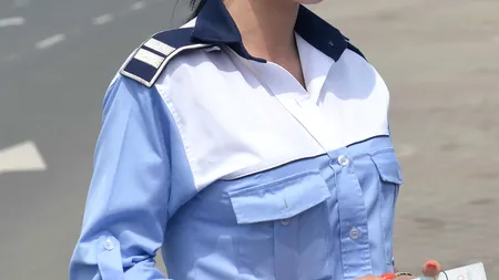 O polițistă din Năvodari a fost lovită de un motociclist beat pe care încerca să îl oprească