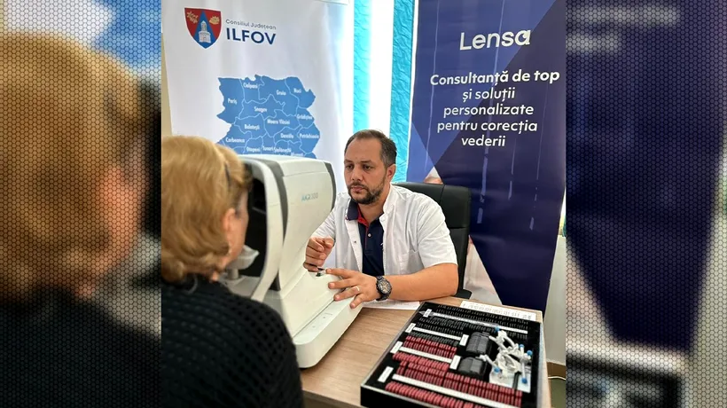 Campania „Ilfov, prin ochii tăi” / Peste 500 de perechi de ochelari gratuiți au fost prescriși în comuna Clinceni (P)
