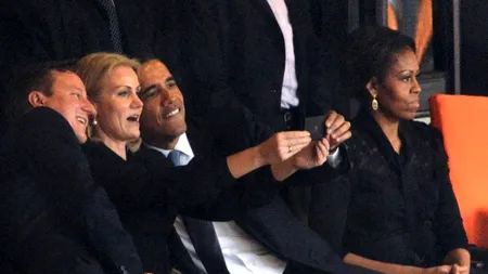 Michelle Obama apare doar întâmplător 