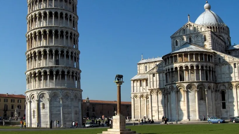 Turnul din Pisa își reduce constant gradul de înclinare, după lucrările de consolidare