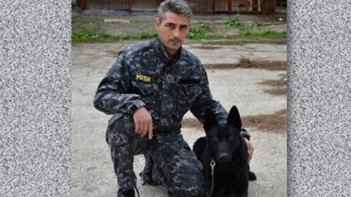 Câinele-erou a fost premiat de Poliția Română