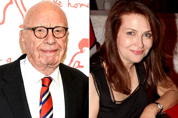 Elena Zhukova și Rupert Murdoch
